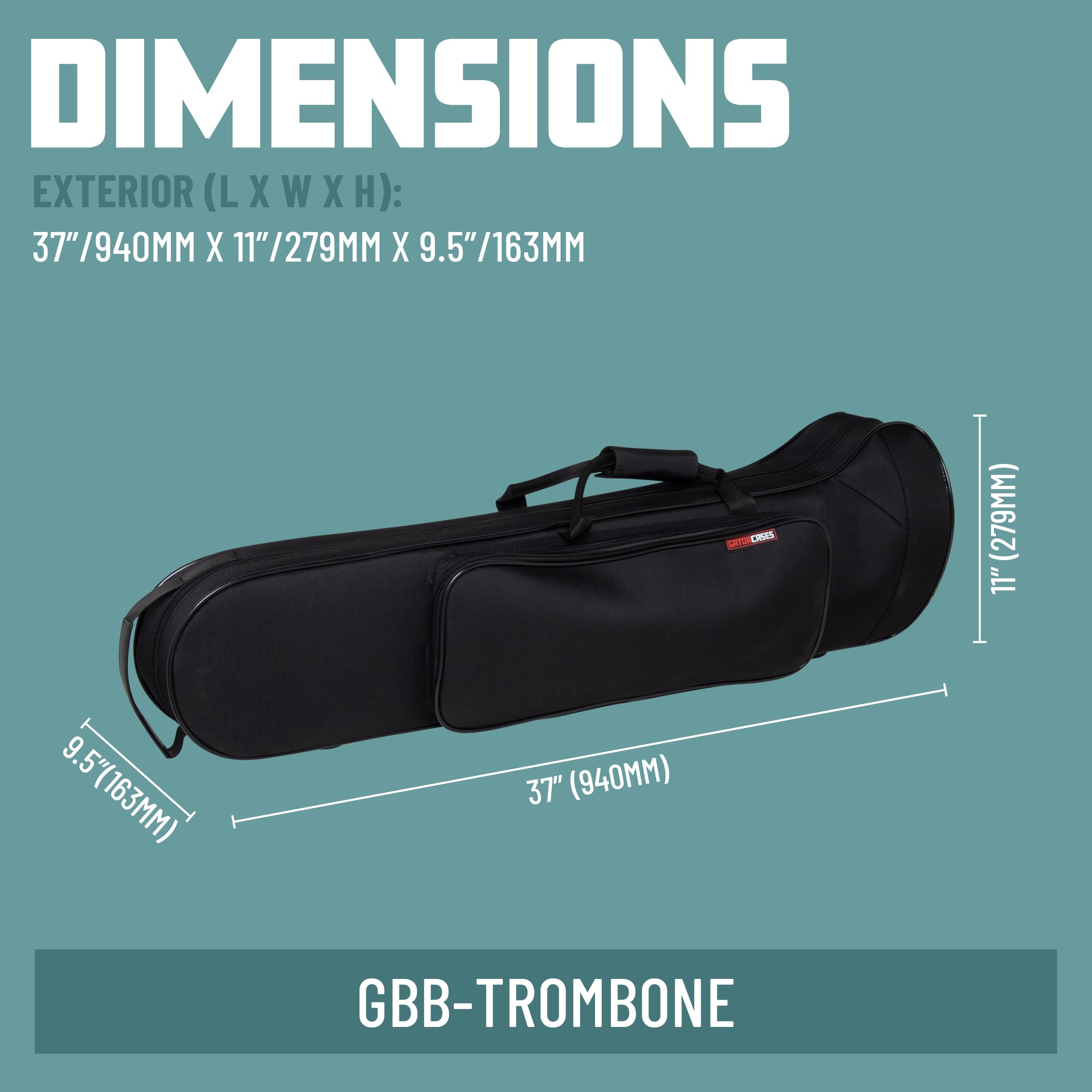 Foto 6 | Funda Para Trombón Gator Largo Series Student Eps Softshell - Venta Internacional.