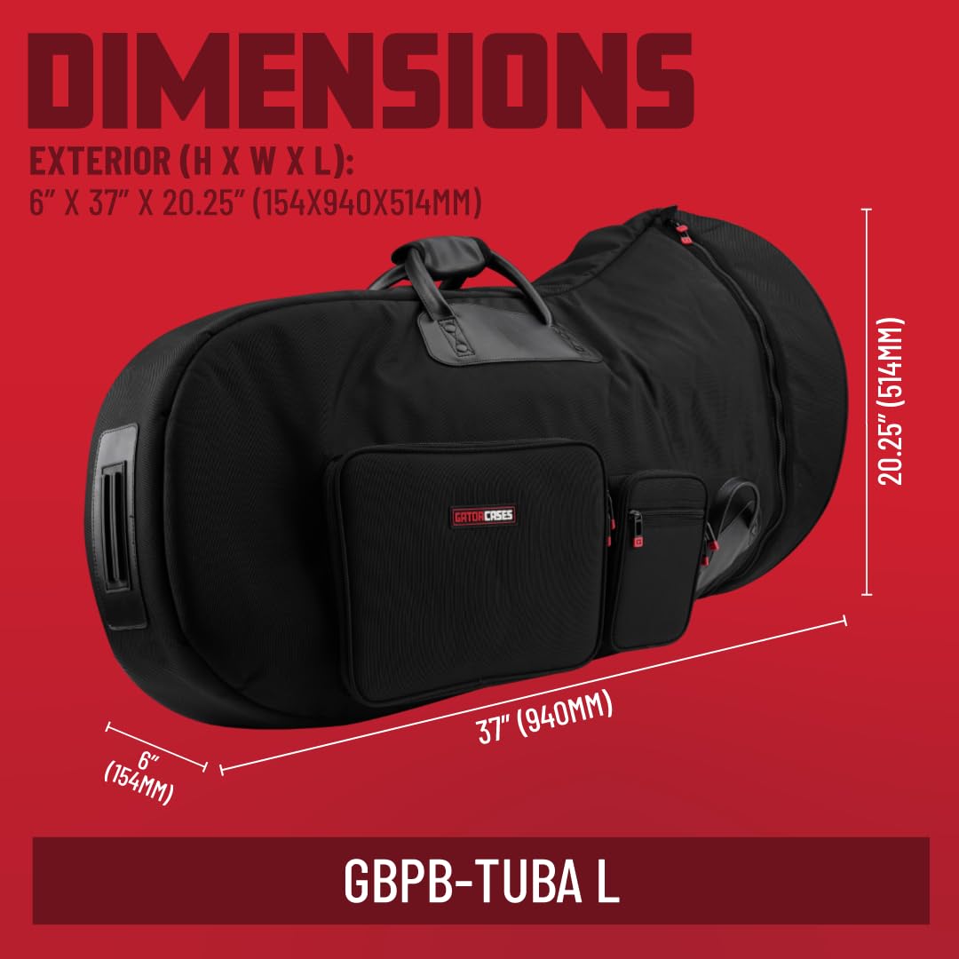 Foto 6 | Estuches Tuba Bag Gator Allegro Series Pro Para Tallas Grandes - Venta Internacional.