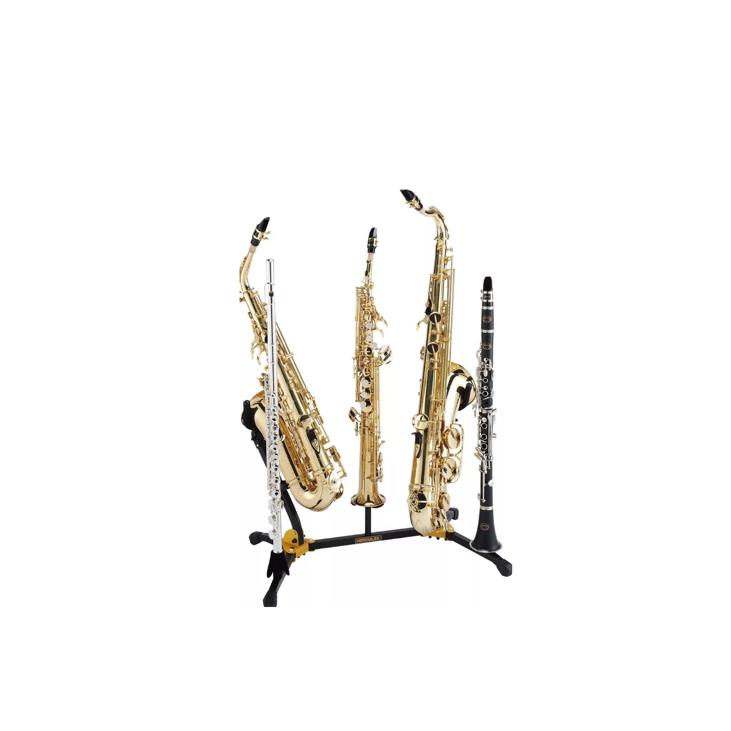 Hércules Ds538b Atril Soporte P/ Saxofón Clarinete Flauta