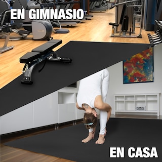 Foto 5 | Rollo De Piso Para Gimnasio Altera Rudo Alto Impacto 10m2 - Negro