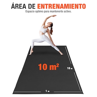 Foto 7 | Rollo De Piso Para Gimnasio Altera Rudo Alto Impacto 10m2 - Negro