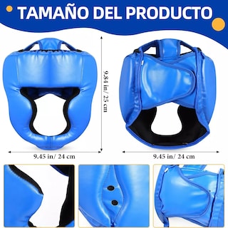 Foto 3 | Careta Casco para Boxeo Eo Safe Imports Esi-14091 Azul