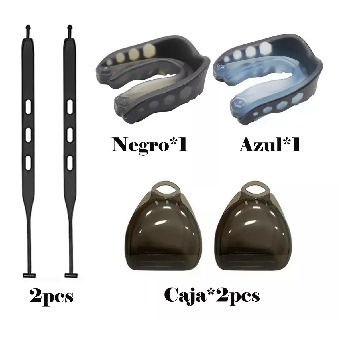 Foto 4 pulgar | Protector Bucal Para Moldeable 2pcs Eo Safe Imports Esi-11607 Negro