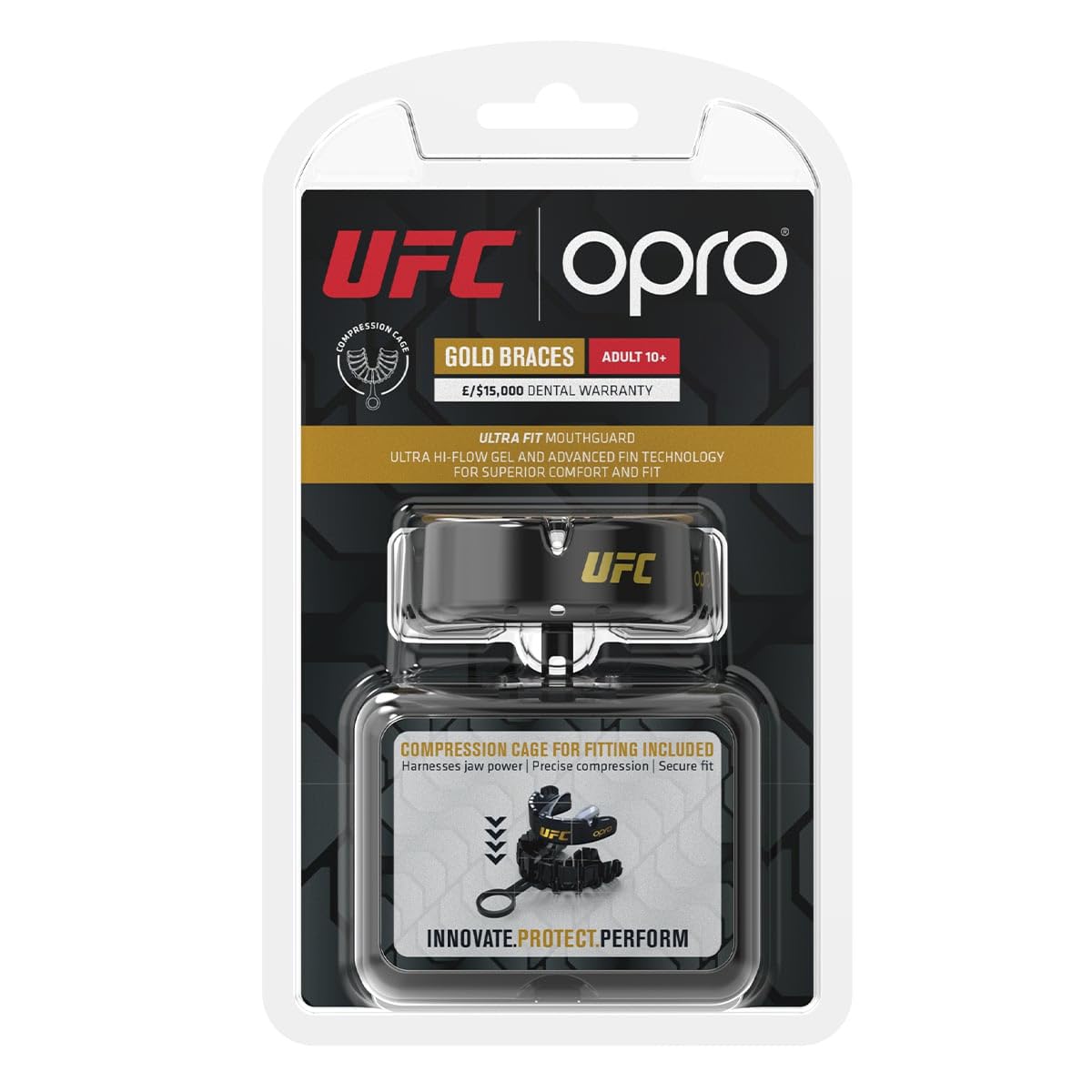 Foto 8 pulgar | Aparatos Ortopédicos Opro Ufc Gold Level Para Adultos Con Funda - Venta Internacional.
