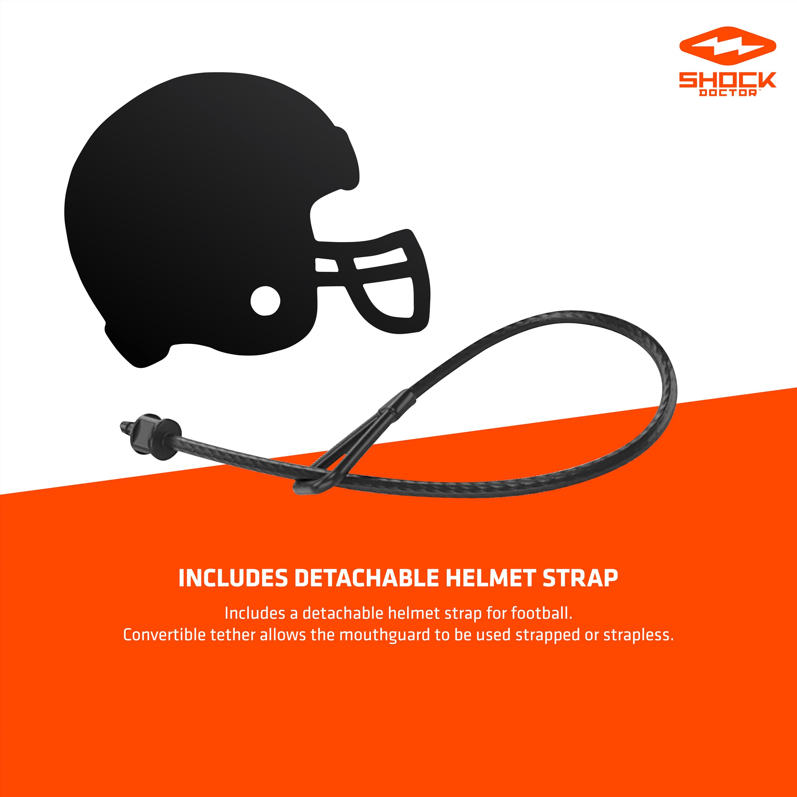 Foto 4 pulgar | Protector Bucal Shock Doctor Gel Max Heavy Duty Protection - Venta Internacional.