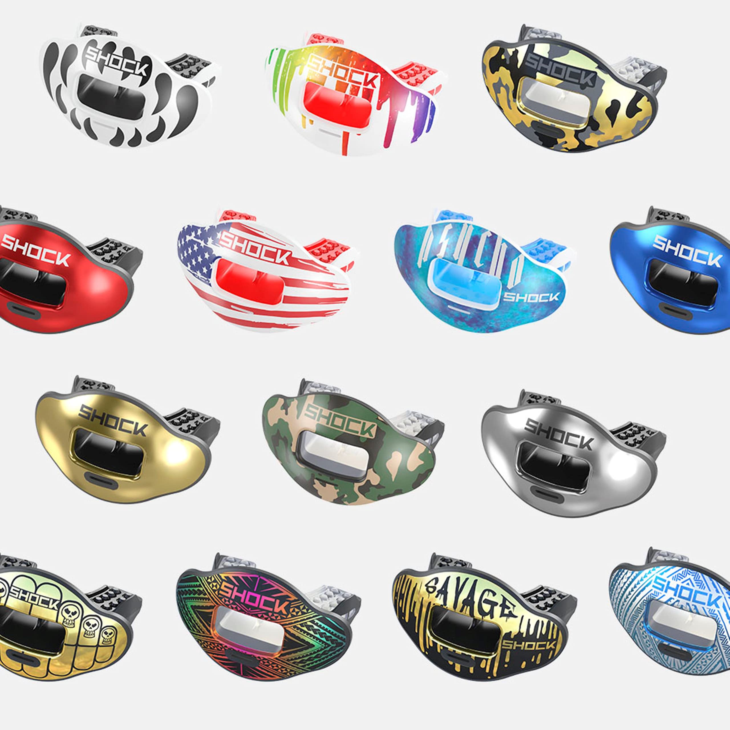 Foto 4 pulgar | Protector Bucal Shock Doctor Lip Guard Max Airflow Football - Venta Internacional.