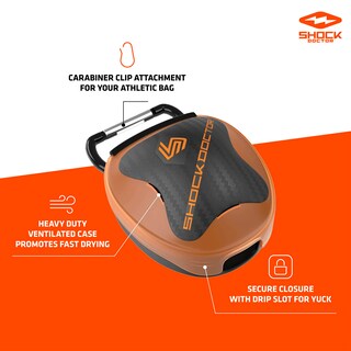 Foto 3 | Funda Para Protector Bucal Shock Doctor, Con Almacenamiento Universal Y Ventilado - Venta Internacional.