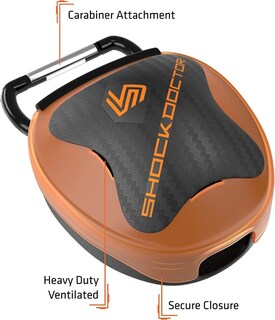 Foto 2 | Funda Para Protector Bucal Shock Doctor, Con Almacenamiento Universal Y Ventilado - Venta Internacional.