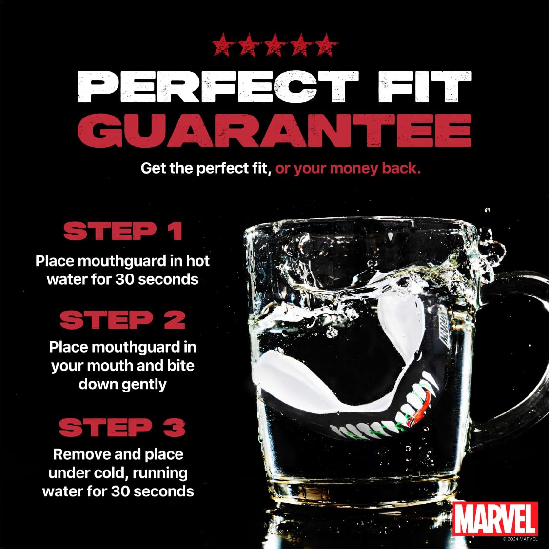 Foto 4 | Protector Bucal Deportivo Marvel Venom De Doble Capa Premium Para Adultos - Venta Internacional.