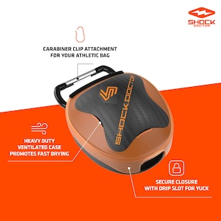 Foto 2 | Funda Para Protector Bucal Shock Doctor, Con Almacenamiento Universal Y Ventilado - Venta Internacional.