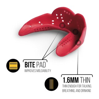 Foto 5 | Protector Bucal Sisu Aero Neon Flash Pequeño De 1 6 Mm Para Deportes De Equipo - Venta Internacional.