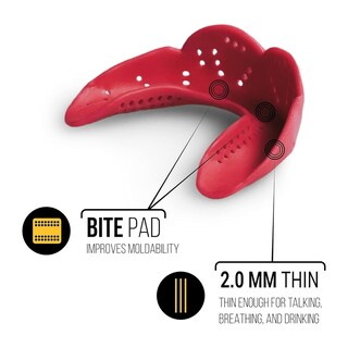 Foto 5 | Protector Bucal Sisu Aero Neon Flash De 2 Mm De Grosor Para Deportes De Equipo - Venta Internacional.