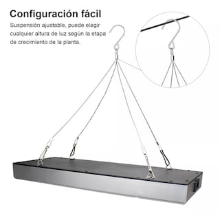 Foto 3 | Luz Led De Cultivo Luces Para Plantas De Interior Espectro Eo Safe Imports Esi-16369-1 Multicolor