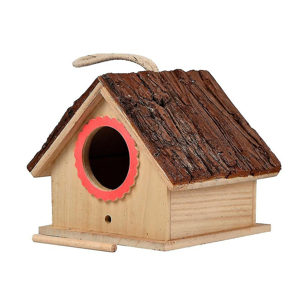 Foto 3 | Nidos De Pájaros Colgantes De Madera Para Casas De Pájaros, Suministros Para Mascotas - Venta Internacional.