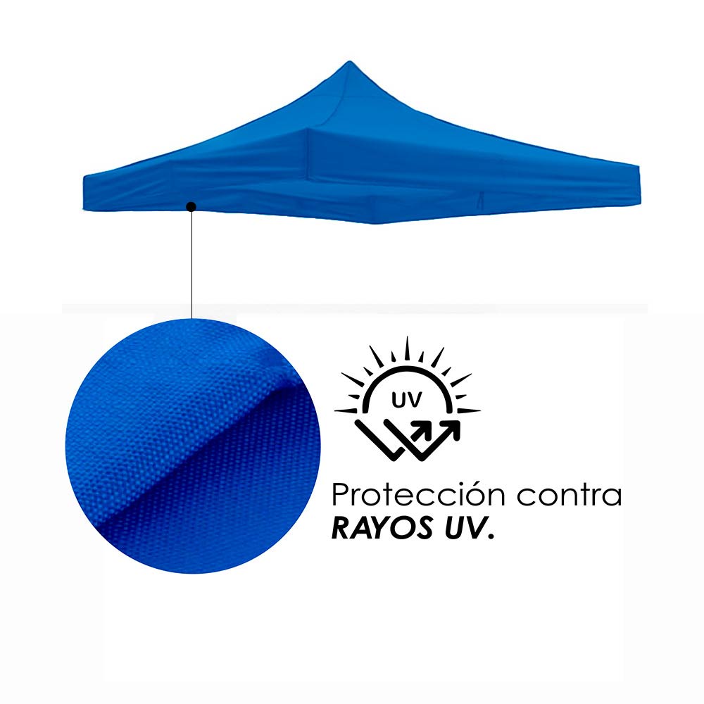 Foto 6 | Repuesto de Lona Iliosinnova Azul 1.91 x 1.91 m