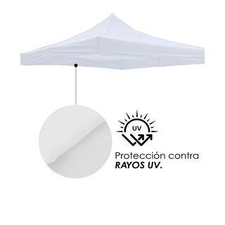 Foto 6 | Repuesto de Lona Iliosinnova Blanco 2.91 x 2.91 m