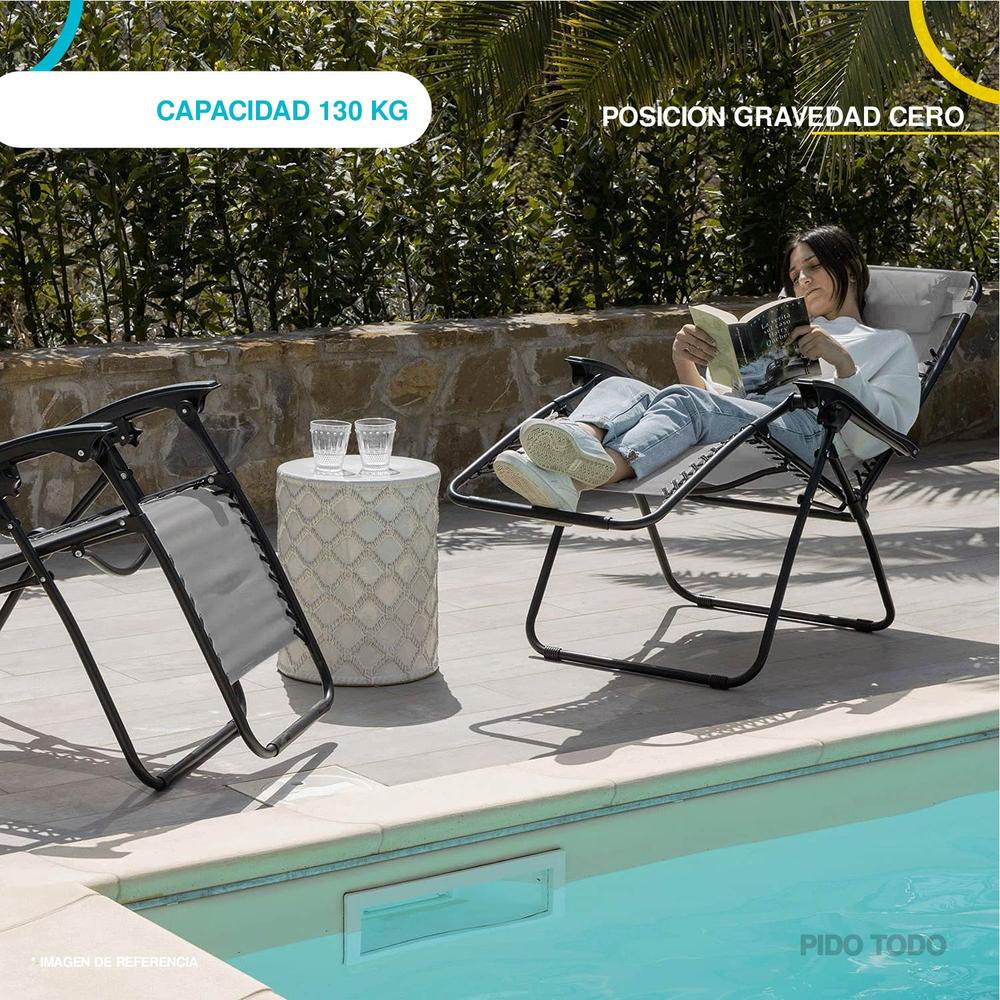 Foto 4 pulgar | Silla Tipo Camastro Elly Decor SO-SGC-BK color Gris