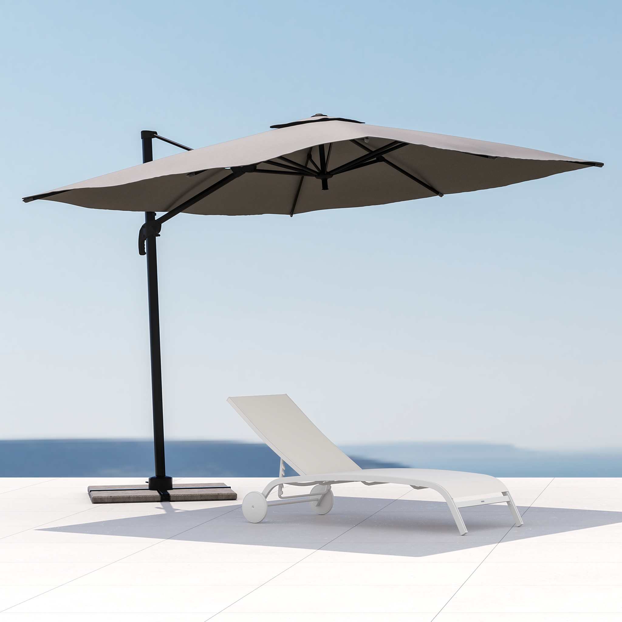 Foto 7 | Camastro Ajustable De Aluminio Resistente Para Playa O Terraza