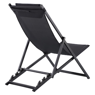 Foto 5 | Camastro Naterial Plegable Negro