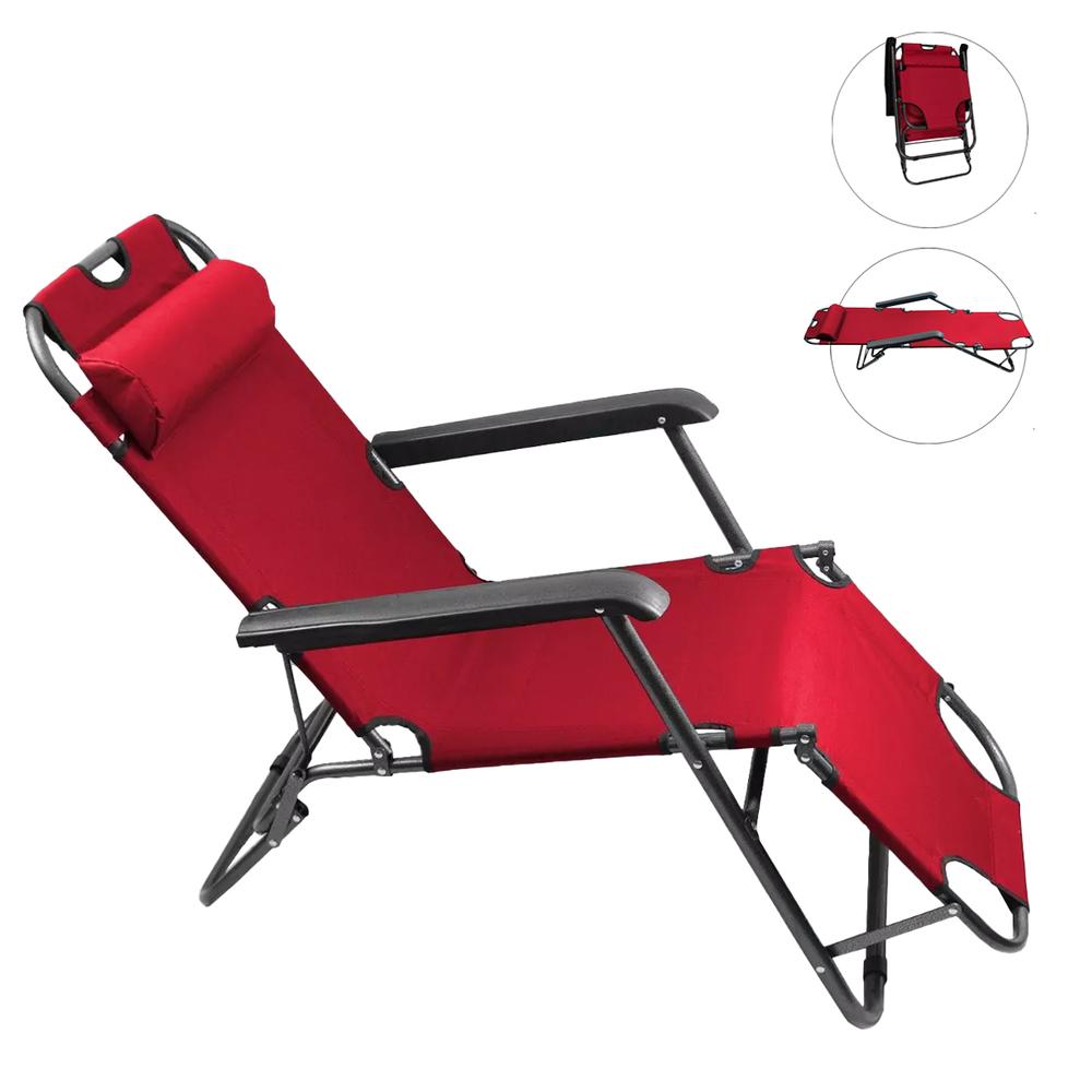 Foto 2 pulgar | Silla Plegable Tipo Camastro Reclinable Cjr