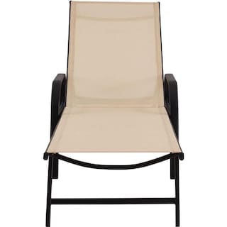 Foto 4 | Set de 2 Camastros Midtown Concept Beige de Acero para Alberca y Exteriores