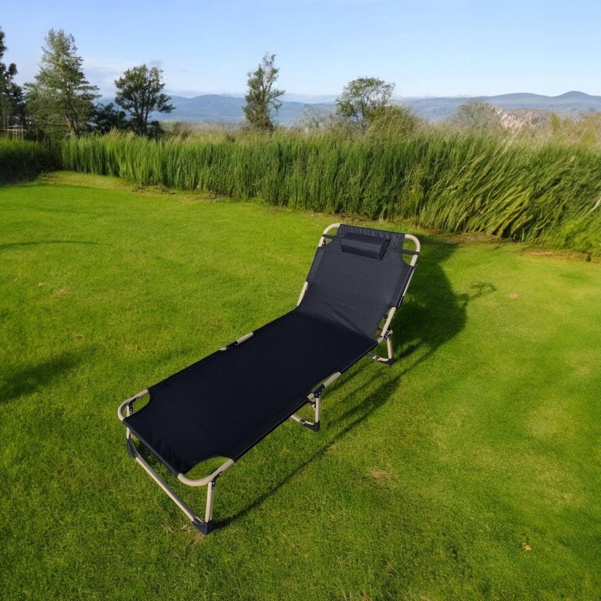 Foto 5 | Camastro Plegable de Playa Ilios Innova Negro