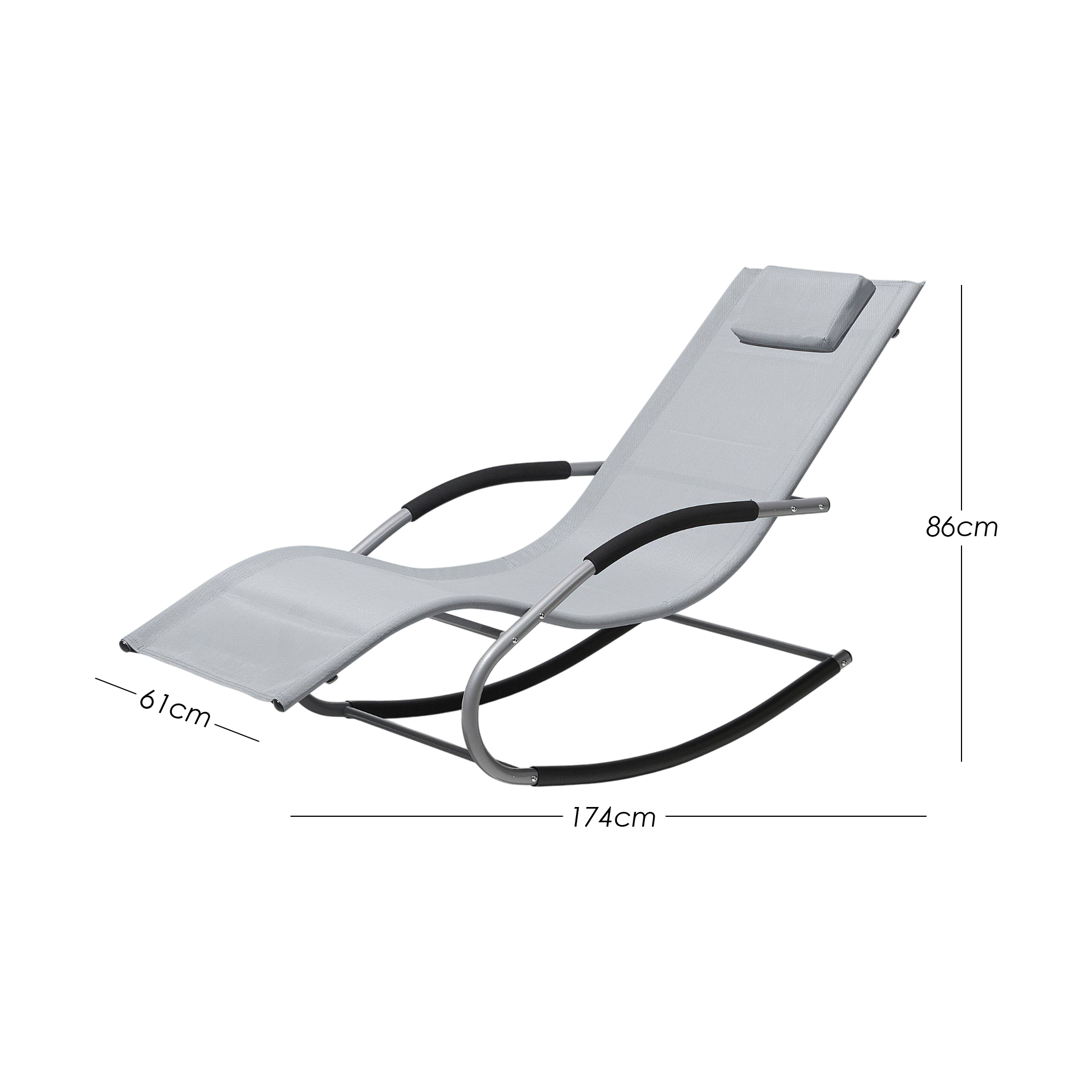 Foto 3 pulgar | Camastro Ilios Innova Mecedora de Jardín Reclinable Ergonómico