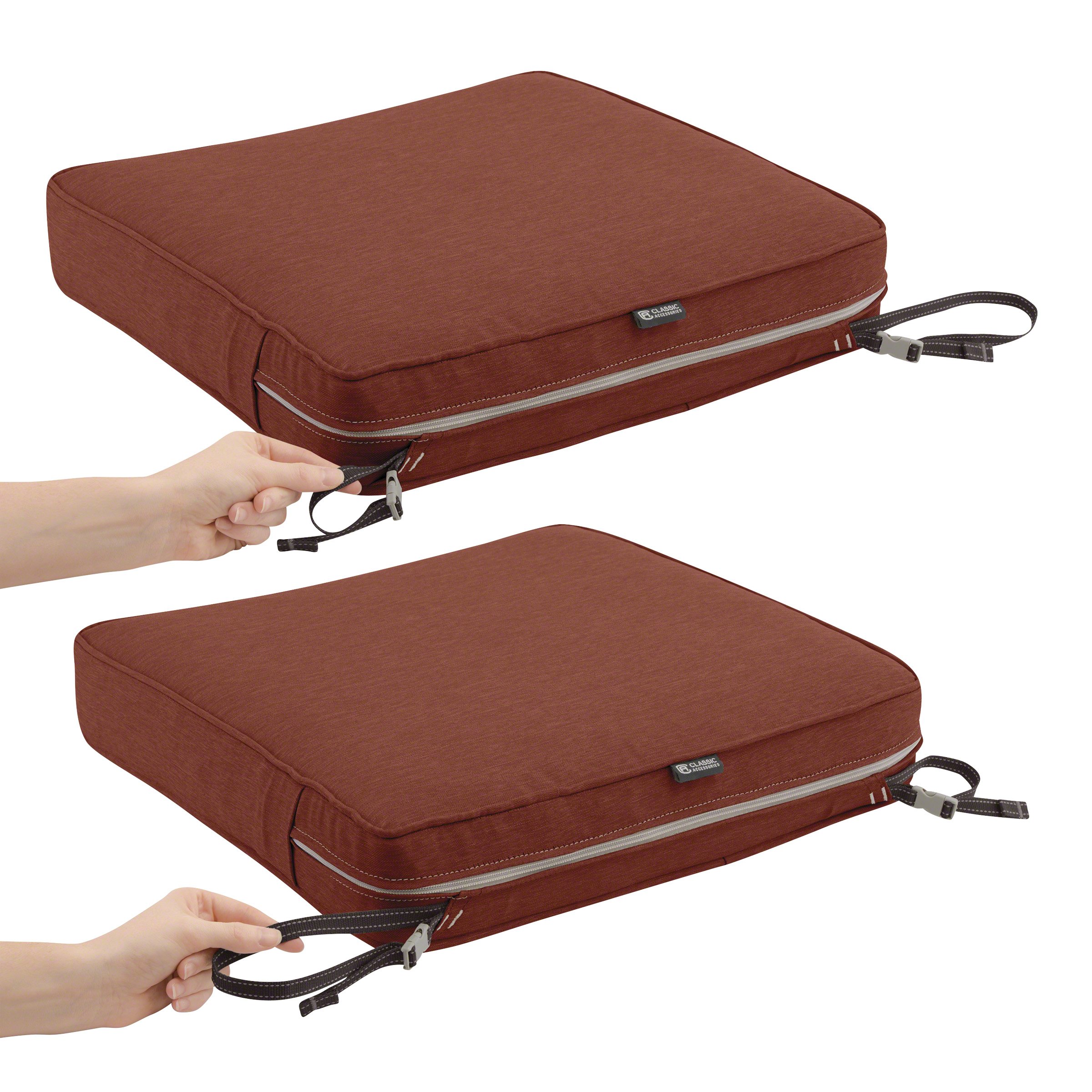 Foto 8 pulgar | Cojín De Asiento Exterior Classic Accessories Montlake 48x48 Cm - Venta Internacional.