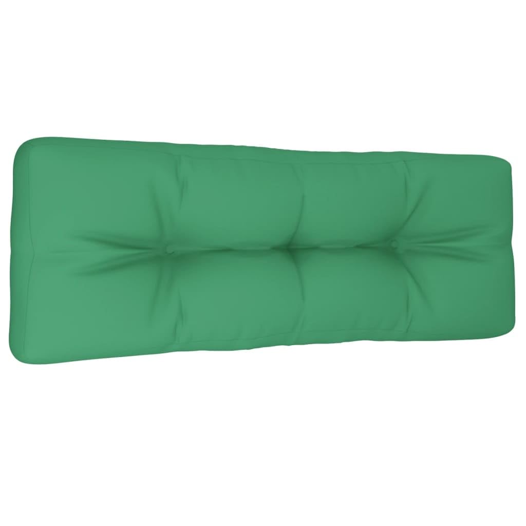 Cojín Pallet Vidaxl Outdoor Verde 120x40x12 Cm Poliéster - Venta Internacional.