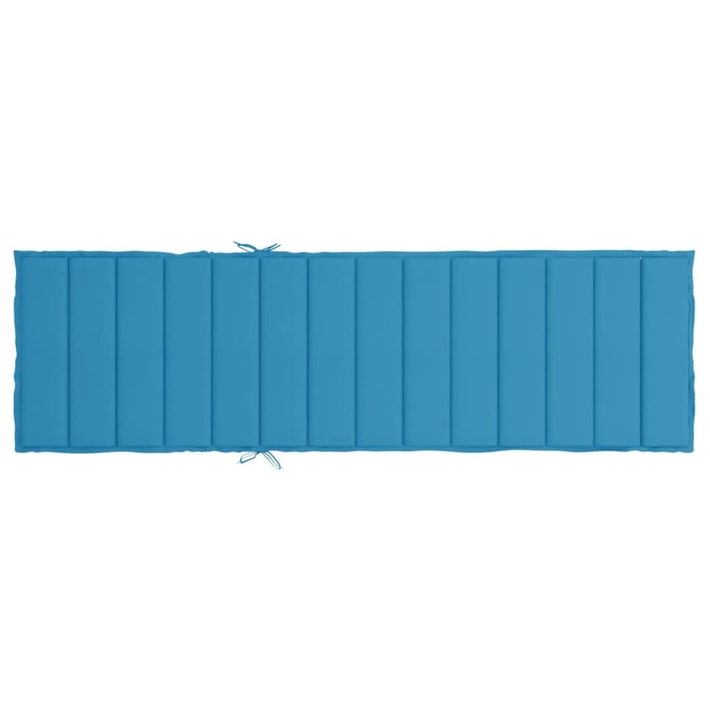 Foto 4 pulgar | Cojín Para Tumbona Vidaxl, Tela Oxford Azul Para Exteriores/interiores - Venta Internacional.