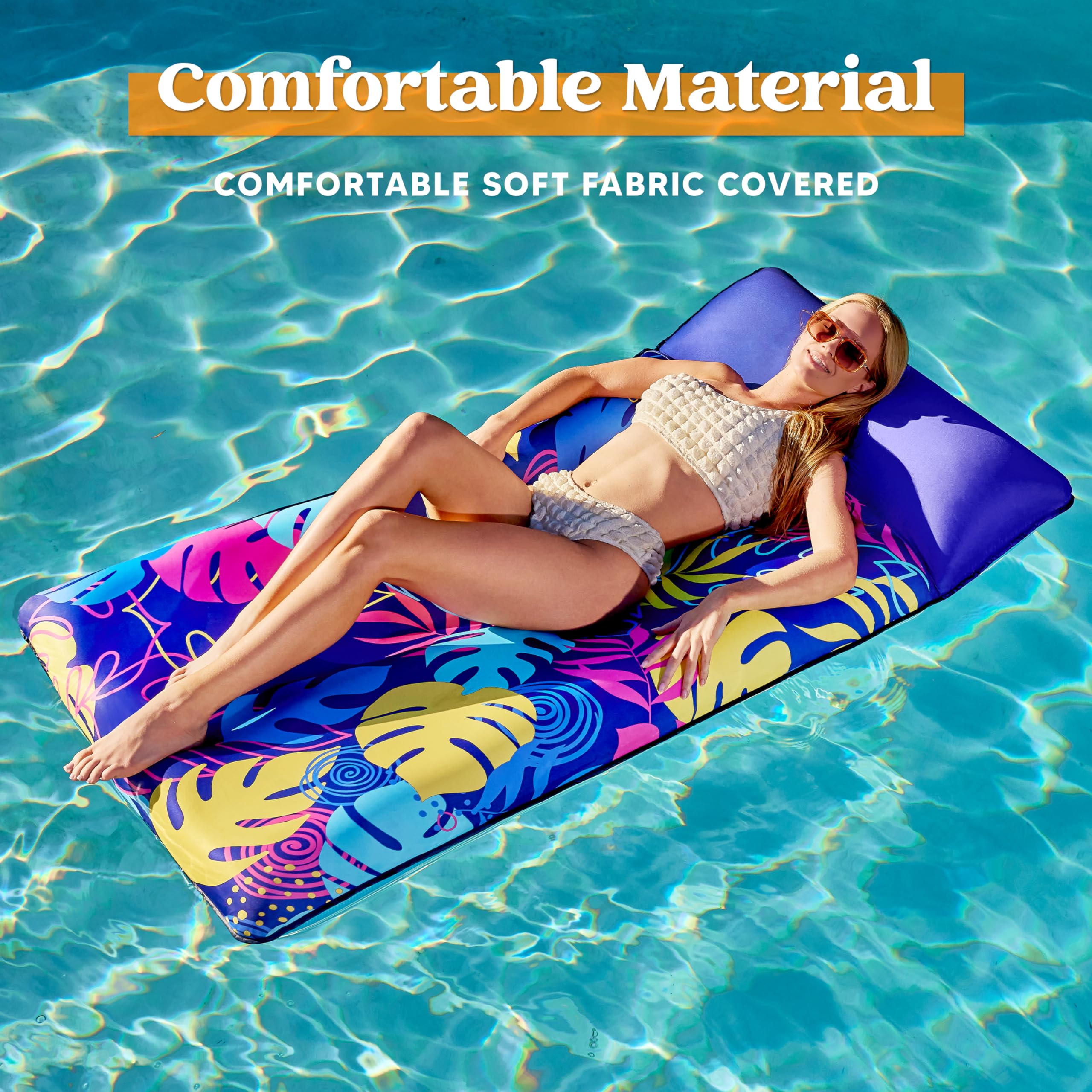 Foto 2 | Flotadores Inflables Para Piscina, Salón, Sloosh Xl, Cubiertos De Tela - Venta Internacional.