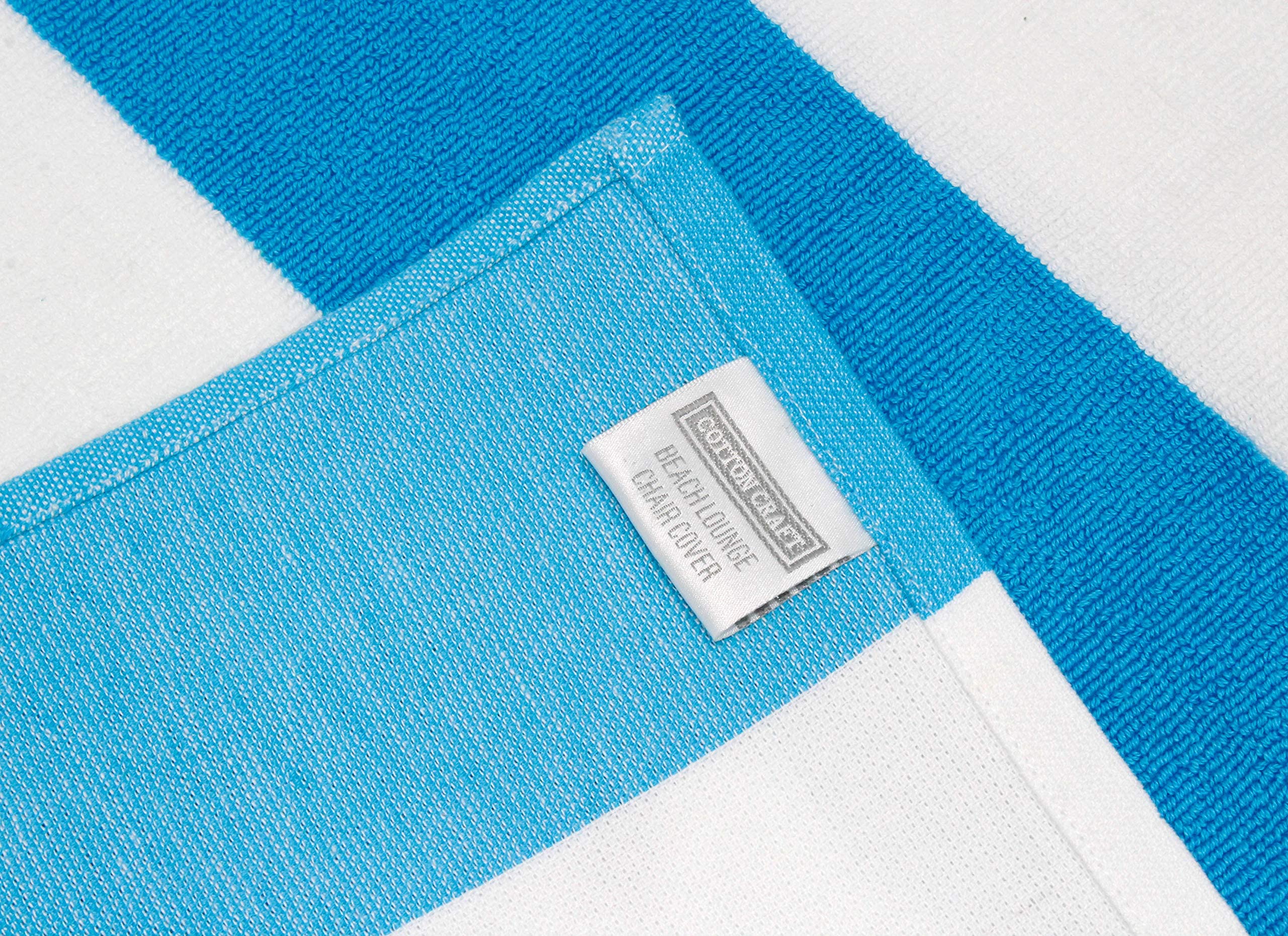 Foto 5 | Funda Para Sillón De Playa Cotton Craft De Gran Tamaño, Color Aguamarina, Paquete De 2 - Venta Internacional.