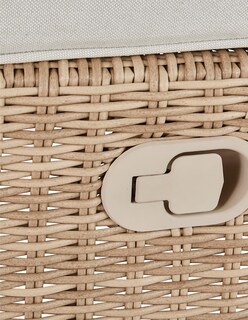Foto 5 | Naterial Camastro Reclinable Tipo Ratán De Aluminio Con Cojín Apto Para Exterior, Modelo Medena