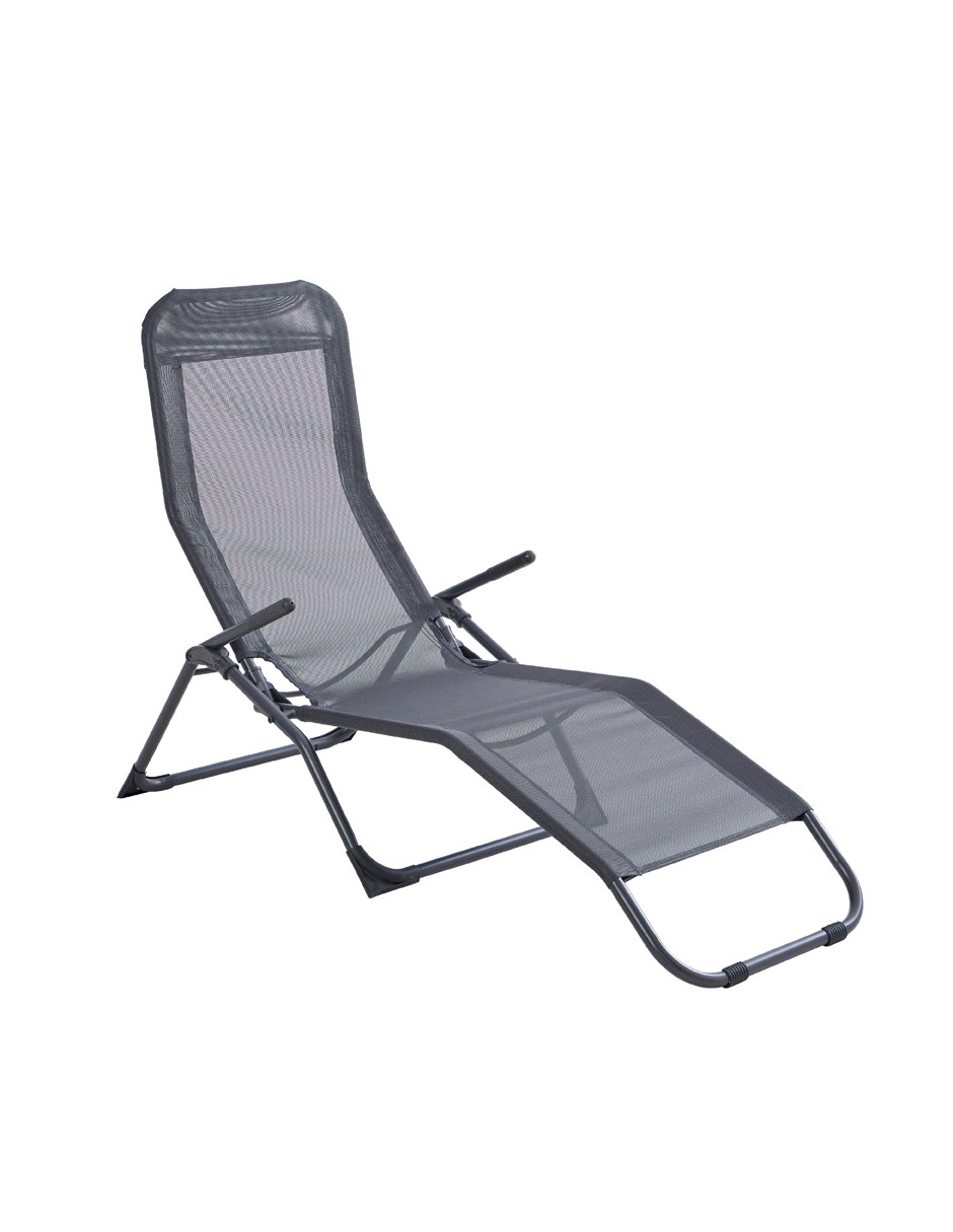 Naterial Camastro Plegable De Acero Y Textileno 2 Posiciones Reclinable , Modelo Kroma