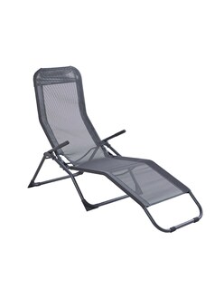 Foto 1 | Naterial Camastro Plegable De Acero Y Textileno 2 Posiciones Reclinable , Modelo Kroma