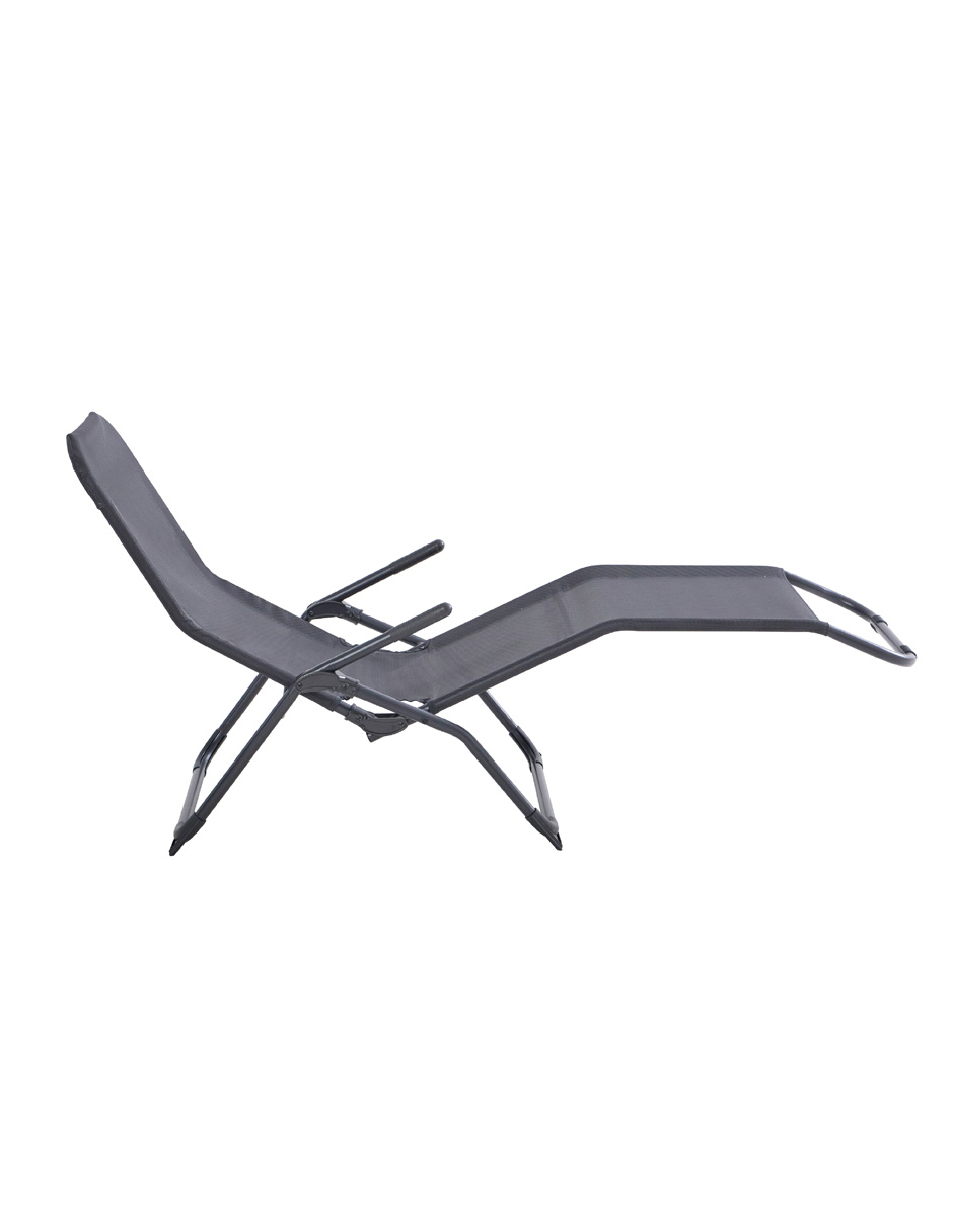 Foto 2 | Naterial Camastro Plegable De Acero Y Textileno 2 Posiciones Reclinable , Modelo Kroma
