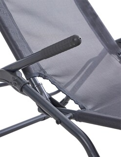Foto 3 | Naterial Camastro Plegable De Acero Y Textileno 2 Posiciones Reclinable , Modelo Kroma