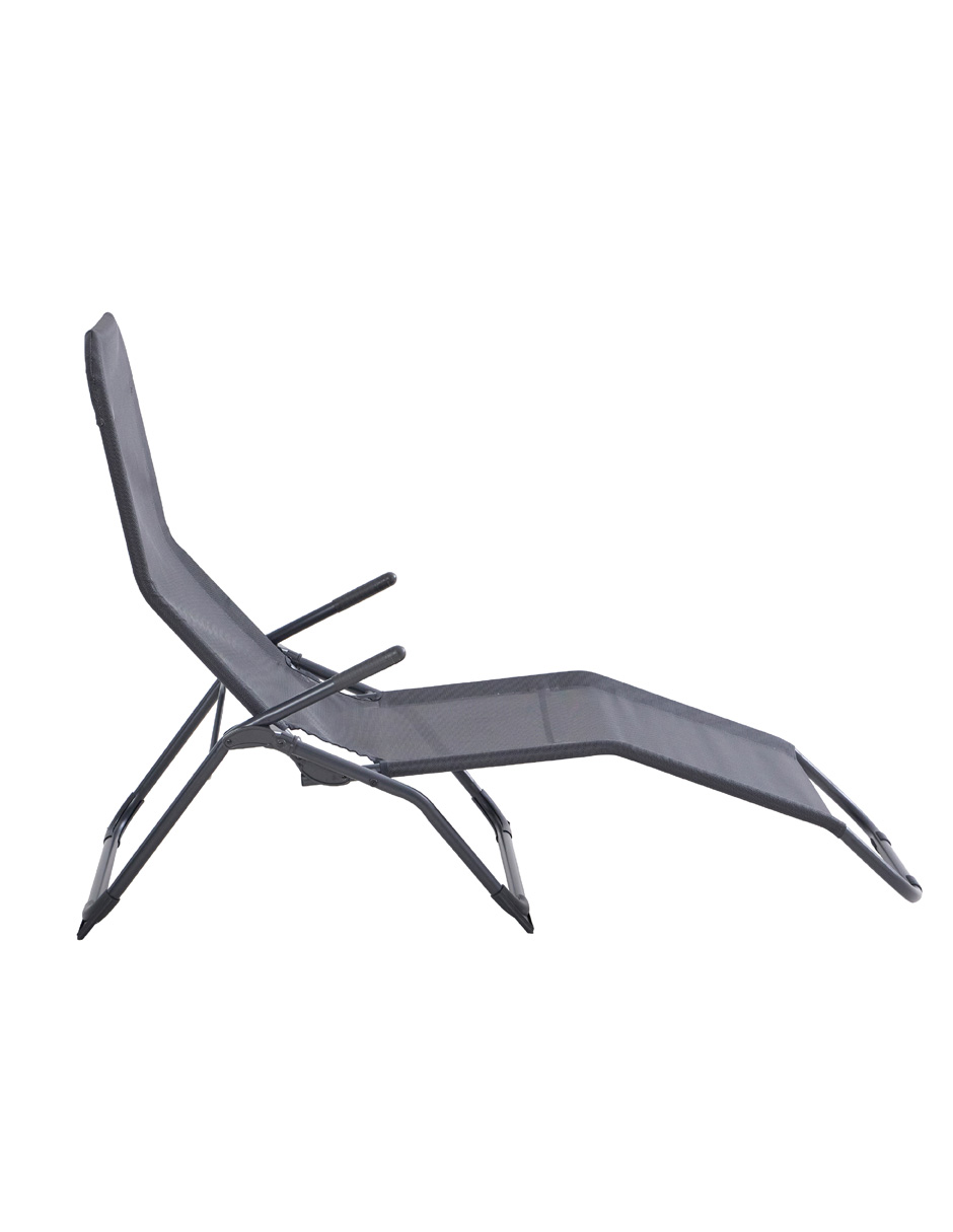 Foto 5 pulgar | Naterial Camastro Plegable De Acero Y Textileno 2 Posiciones Reclinable , Modelo Kroma