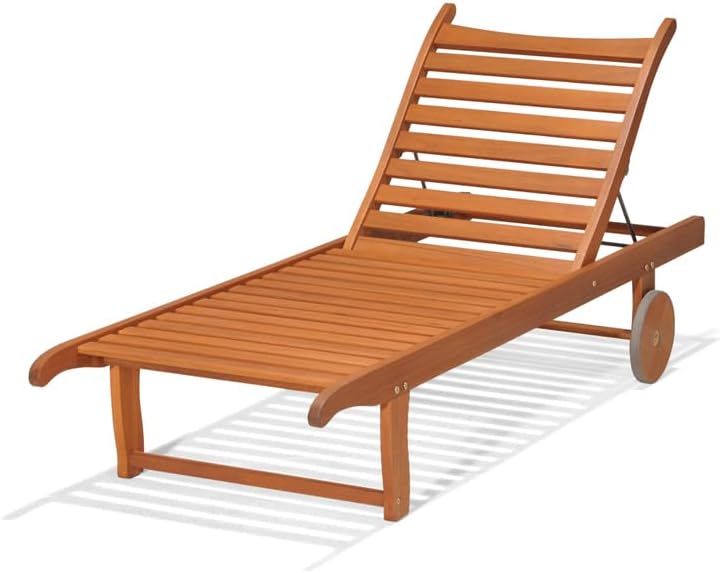 Foto 1 | Camastro De Madera Phuket Con Ruedas