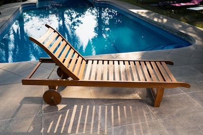 Foto 4 | Camastro De Madera Phuket Con Ruedas