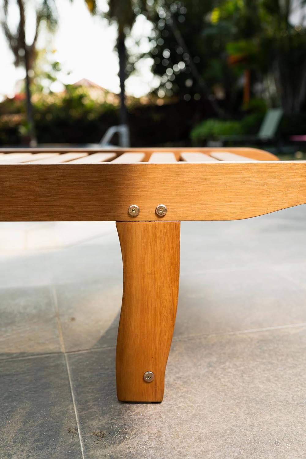 Foto 6 pulgar | Camastro De Madera Phuket Con Ruedas