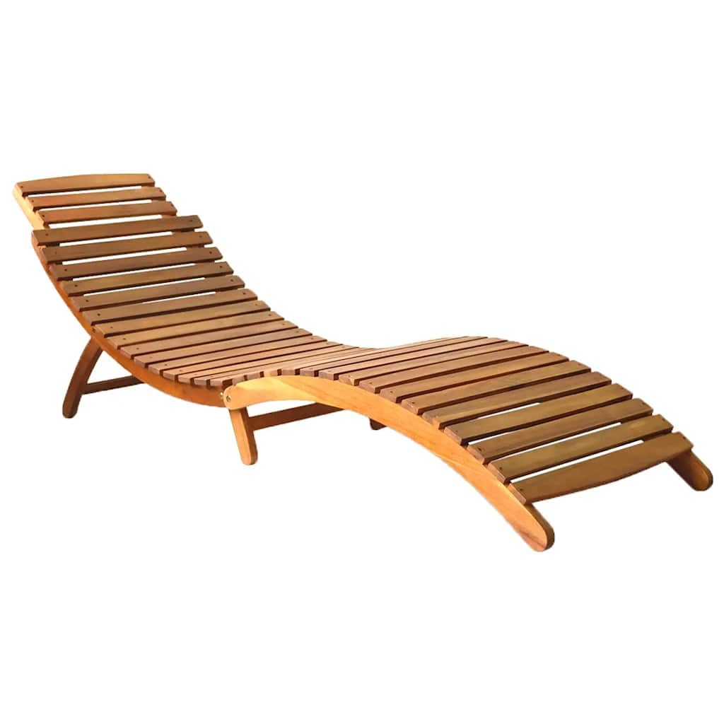 Foto 3 pulgar | Sillón De Patio Vidaxl Para Exteriores Con Cojín De Acacia - Venta Internacional.