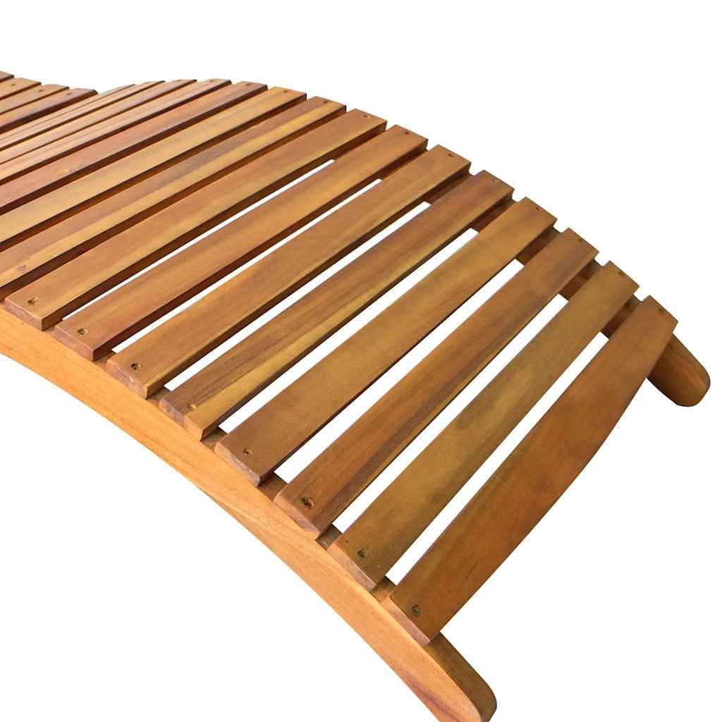 Foto 5 | Sillón De Patio Vidaxl Para Exteriores Con Cojín De Acacia - Venta Internacional.