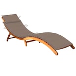 Sillón De Patio Vidaxl Para Exteriores Con Cojín De Acacia - Venta Internacional.