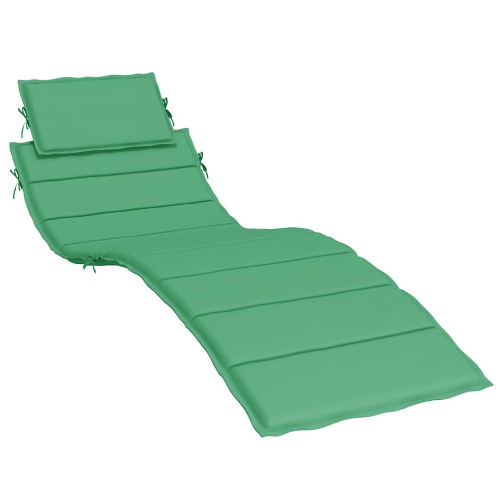 Foto 3 pulgar | Cojín Para Tumbona Vidaxl  Resistente A La Intemperie  Color Verde Oxford - Venta Internacional.
