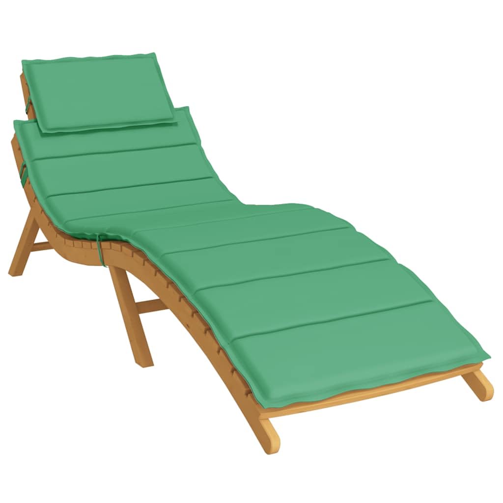Foto 5 | Cojín Para Tumbona Vidaxl  Resistente A La Intemperie  Color Verde Oxford - Venta Internacional.