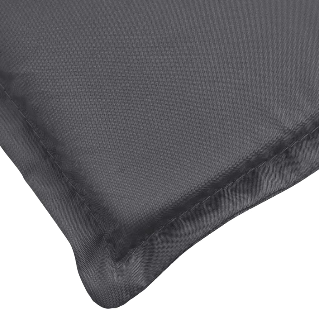Foto 5 | Cojín Para Tumbona Vidaxl  Tela Oxford Antracita - Venta Internacional.