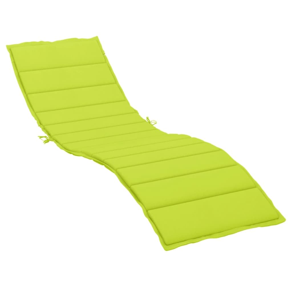 Foto 1 | Cojín Para Tumbona Vidaxl  Verde Brillante  Resistente Al Agua - Venta Internacional.