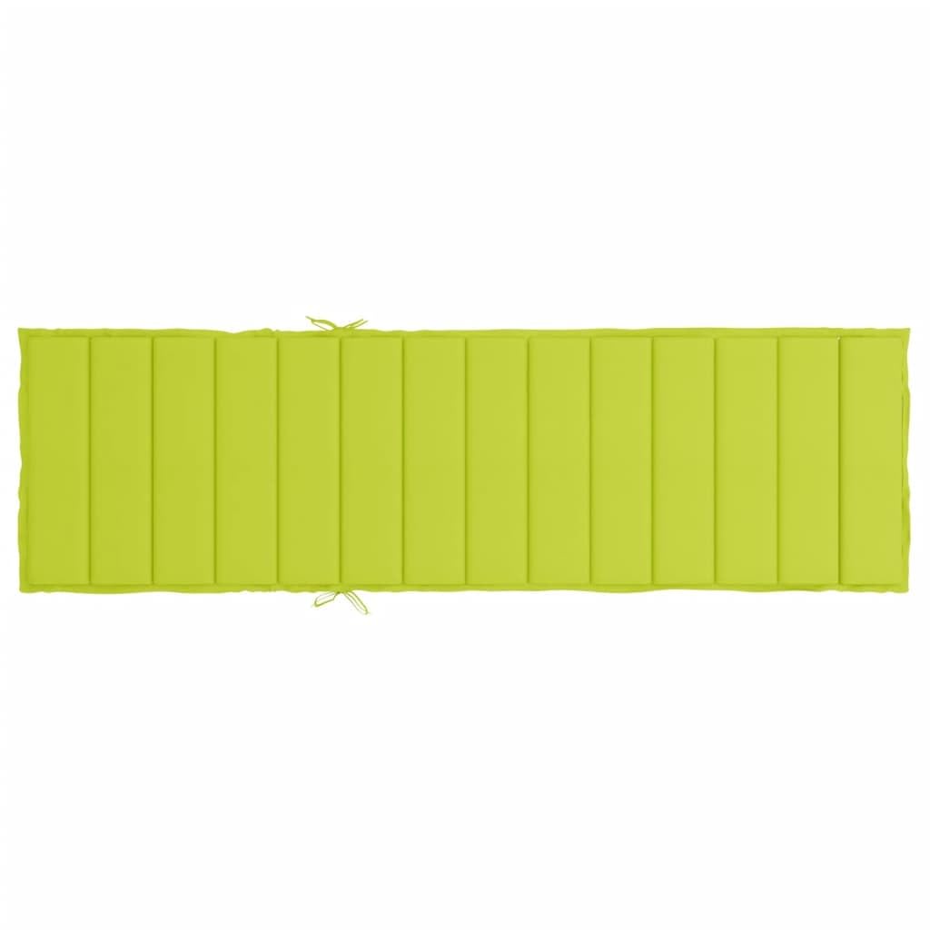 Foto 3 | Cojín Para Tumbona Vidaxl  Verde Brillante  Resistente Al Agua - Venta Internacional.
