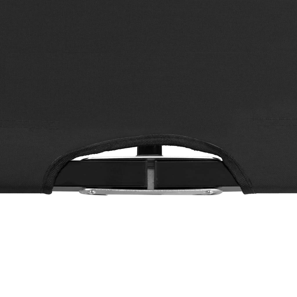 Foto 7 pulgar | Tumbona Vidaxl Plegable Para Dos Personas Con Estructura De Acero Negro - Venta Internacional.